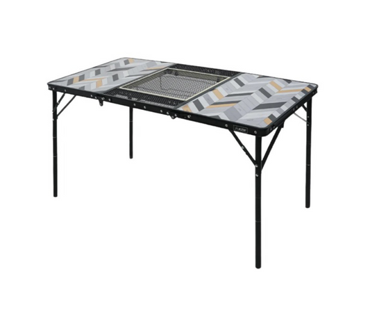 KZM Connect 3 Folding BBQ Table