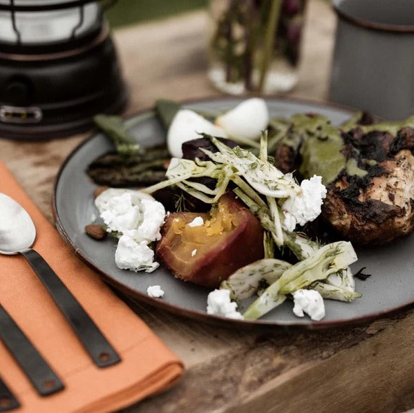 Barebones Enamel Deep Plate Set of 2