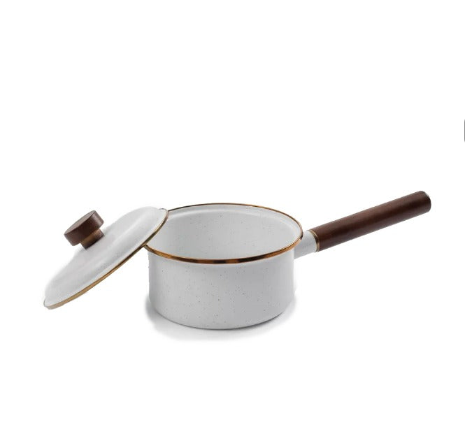 Barebones Enamel Saucepan