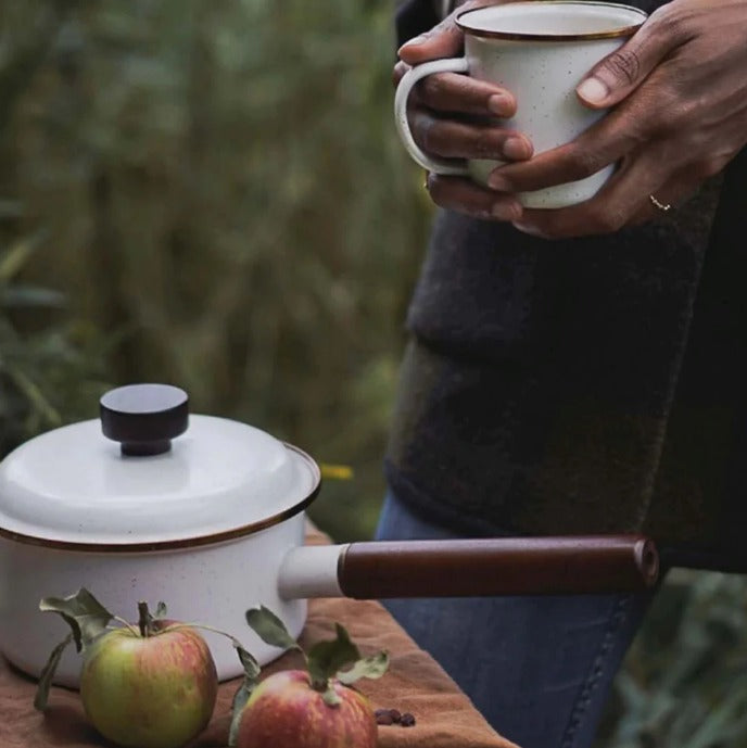 Barebones Enamel Saucepan