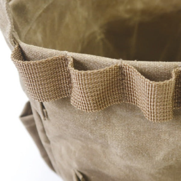 Post General Waxed Canvas Tool Bag Round