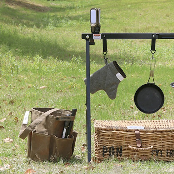 Post General Waxed Canvas Tool Bag Round