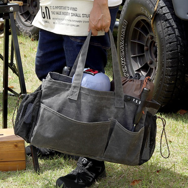 Post General Waxed Canvas Tool Bag Rect