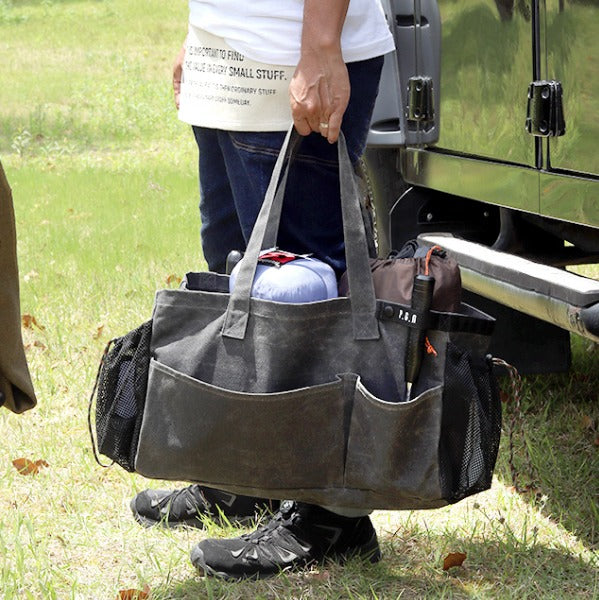 Post General Waxed Canvas Tool Bag Rect