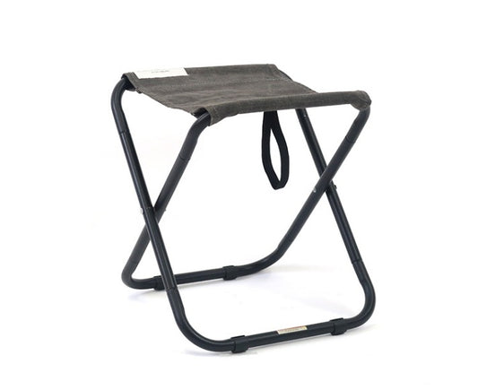 Post General Waxed Canvas Compact Stool