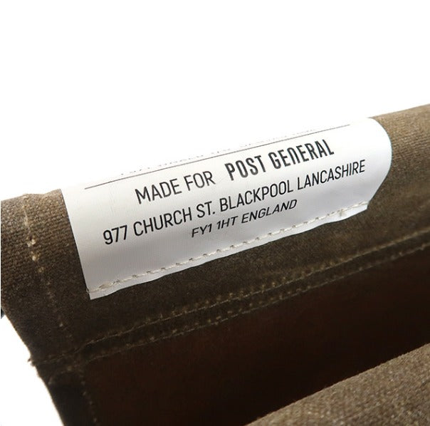 Post General Waxed Canvas Compact Stool