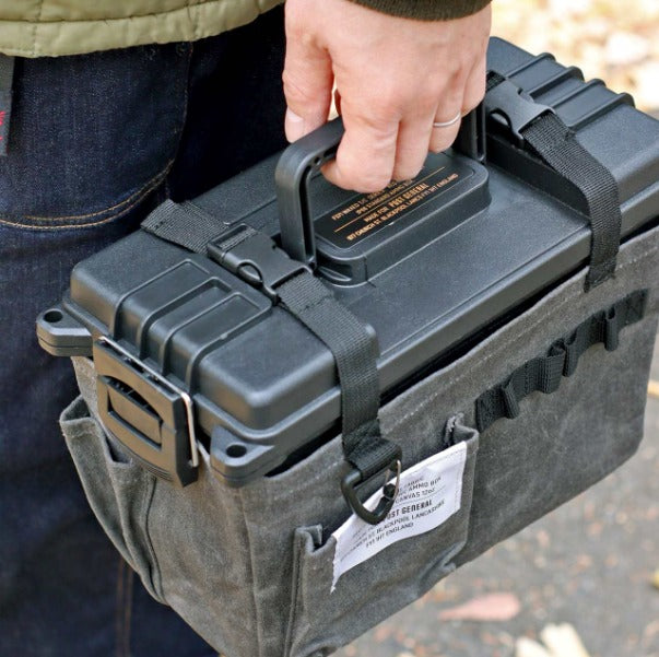 Post General Waxed Canvas AMMO Tool Box