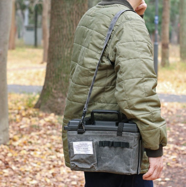 Post General Waxed Canvas AMMO Tool Box