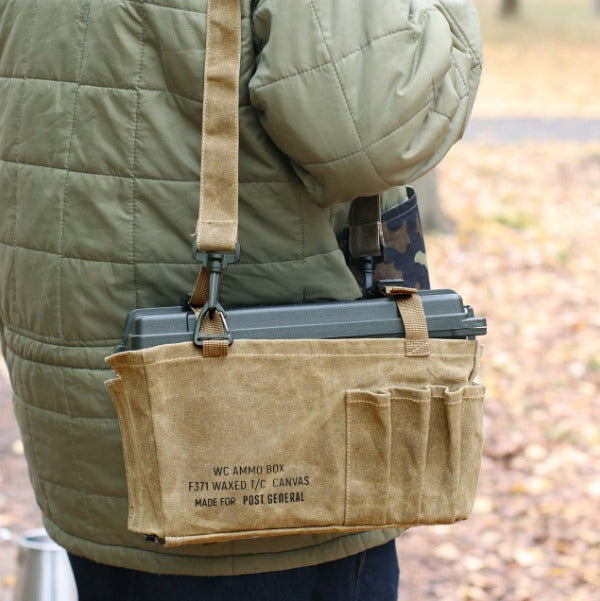 Post General Waxed Canvas AMMO Tool Box