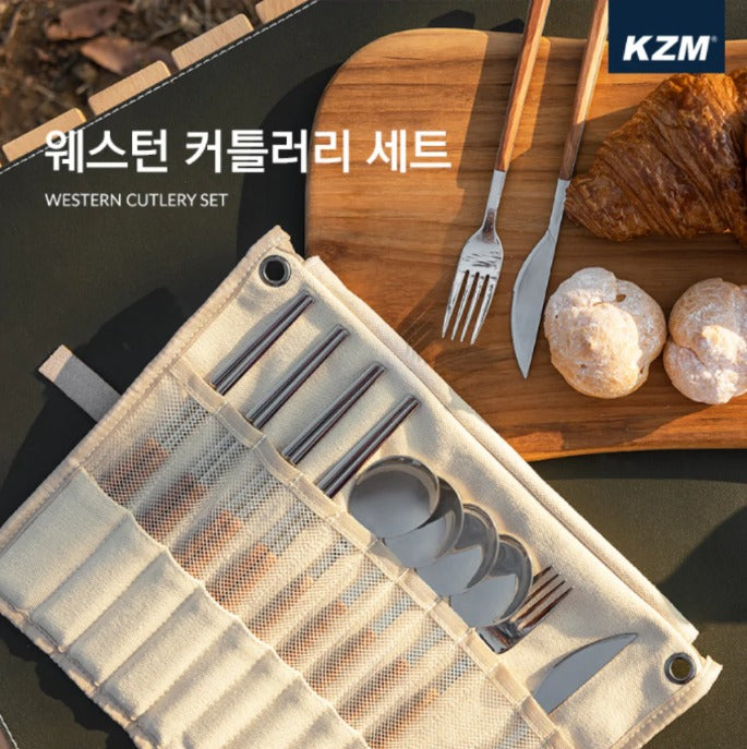 KZM Western Cutlery Set included Flatware Set