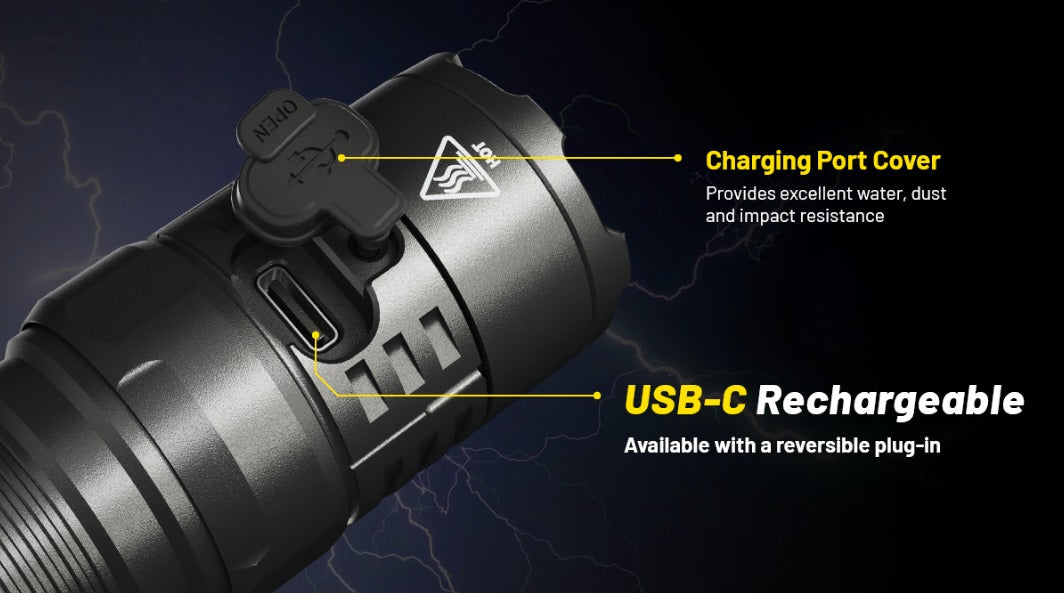 Nitecore P23i Luminus SST-40-W LED 3000L USB Rechargeable Flashlight