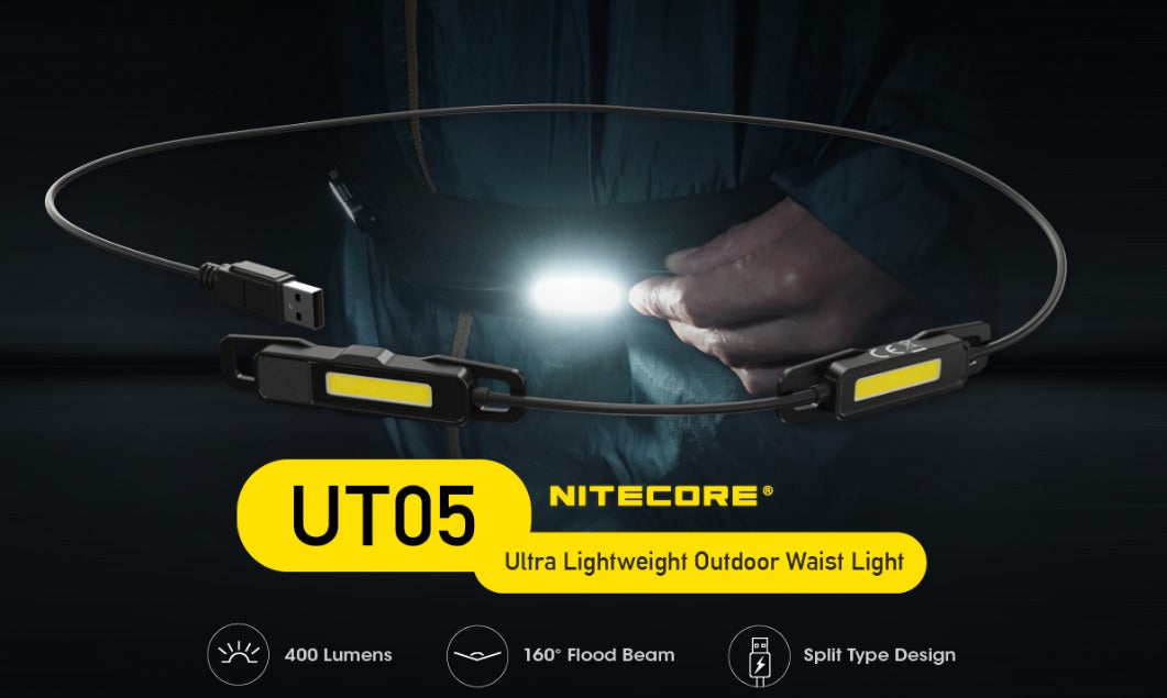 Nitecore UT05 Ultra Lightweight Outdoor Waist Light