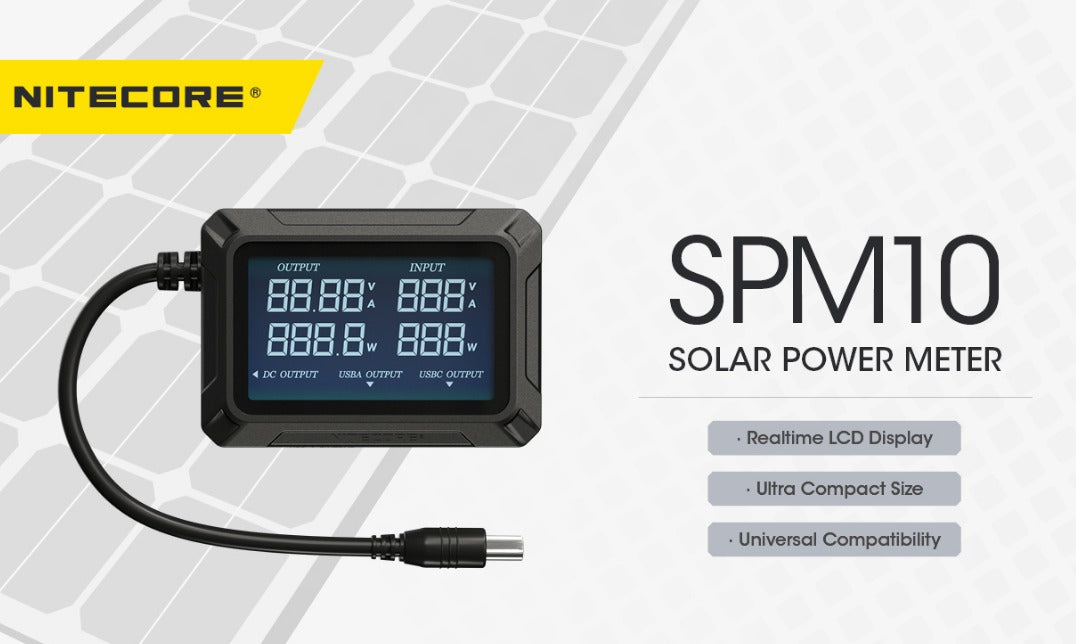 Nitecore SPM10 Solar Power Meter for FSP100, FSP100W and more Solar Panels