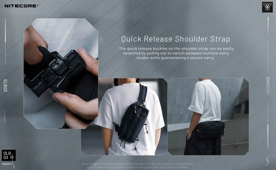 Nitecore SLB03 Crossbody Waist Pack Sling Bag