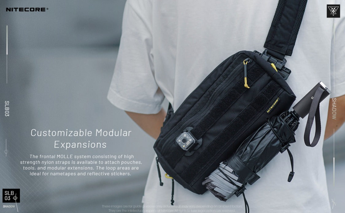 Nitecore SLB03 Crossbody Waist Pack Sling Bag