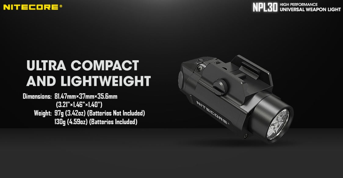 Nitecore NPL30 CREE XP-G3 LED 1200L Flashlight