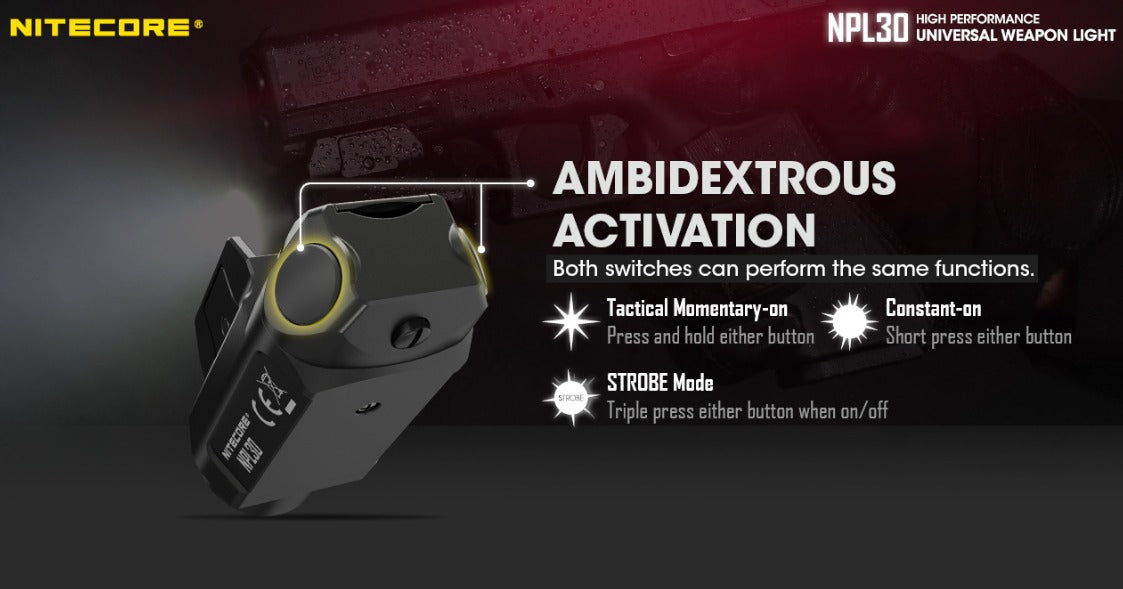Nitecore NPL30 CREE XP-G3 LED 1200L Flashlight
