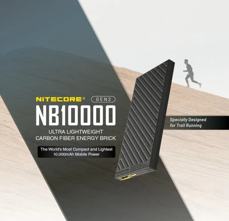 Nitecore NB10000 GEN 2 Quick-Charge USB/USB-C Dual Port 10000MAH Power Bank