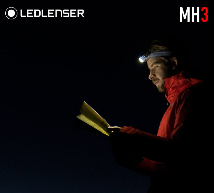 LED LENSER MH3 Headlamp 200 Lumens