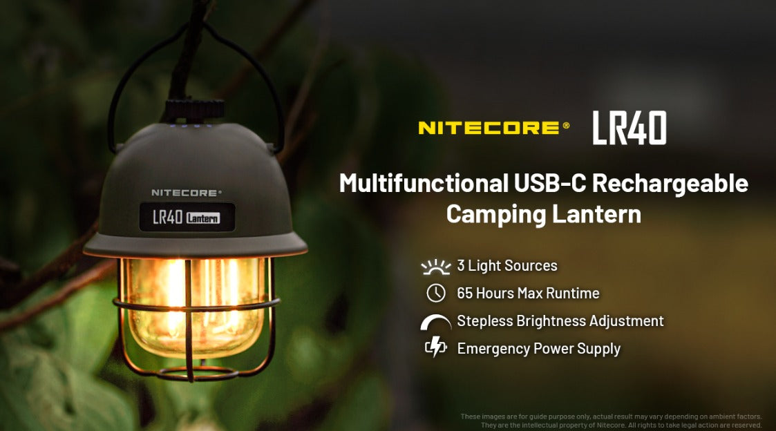 Nitecore LR40 Multifunctional Rechargeable Camping Lantern
