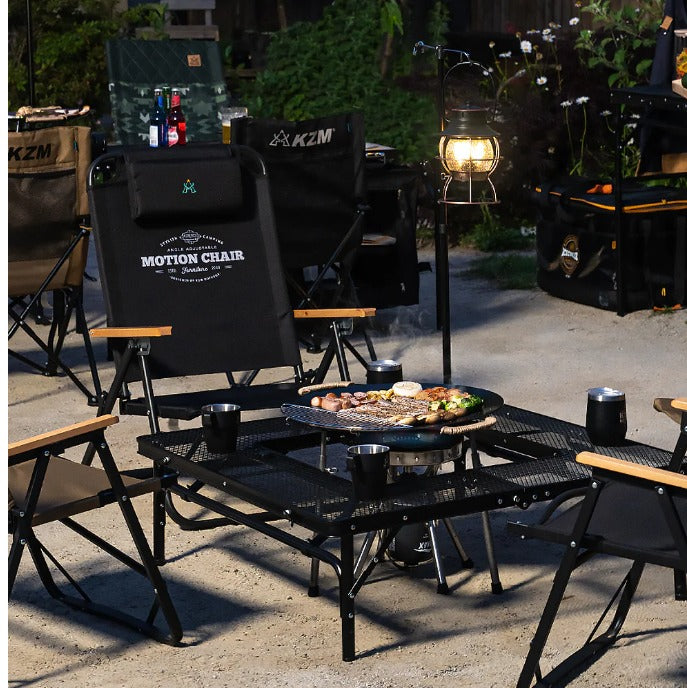 KZM Iron Mesh Fireplace Table II