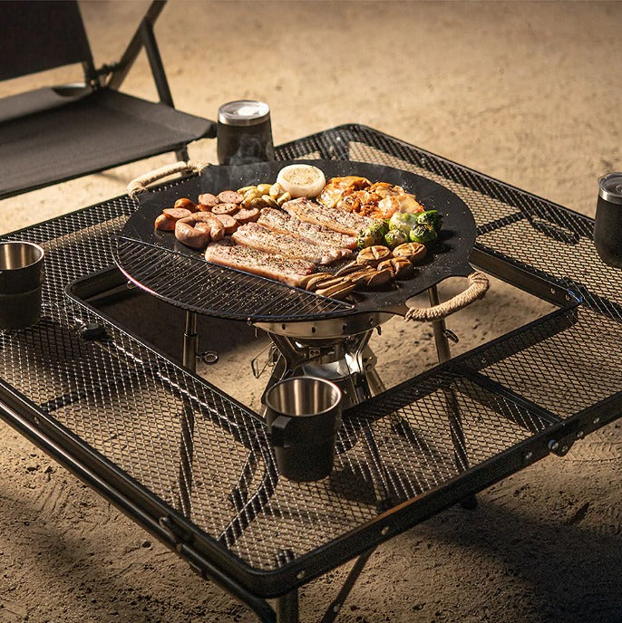 KZM Iron Mesh Fireplace Table II