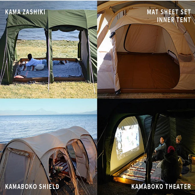 DoD Kamaboko Tent 3 L - Tan [Exclude Peg & Inner Tent]