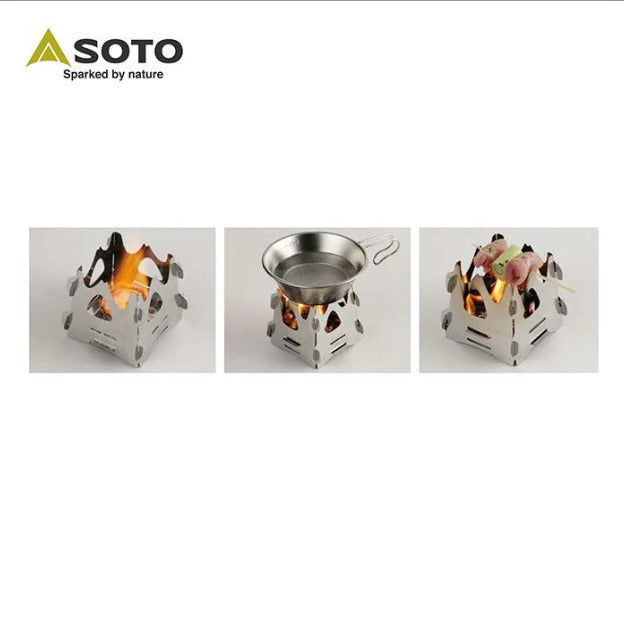 Soto Fire Base TETRA Mini Bonfire Stand Tetra ST-941