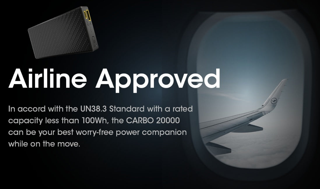 Nitecore Carbo 20000 Lightweight QC 3.0 PD USB-C 20000mAh LED Power Bank