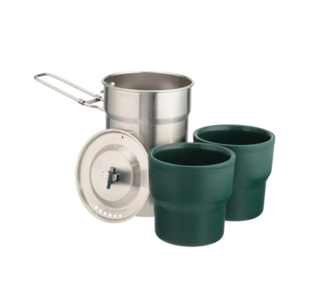 Stanley Adventure Nichent Deux Tasses De Cuisine En Acier Inoxydable P 1328 Stanley Adventure Nichent Deux Tasses De Cuisine En Acier Inoxydable P 1328