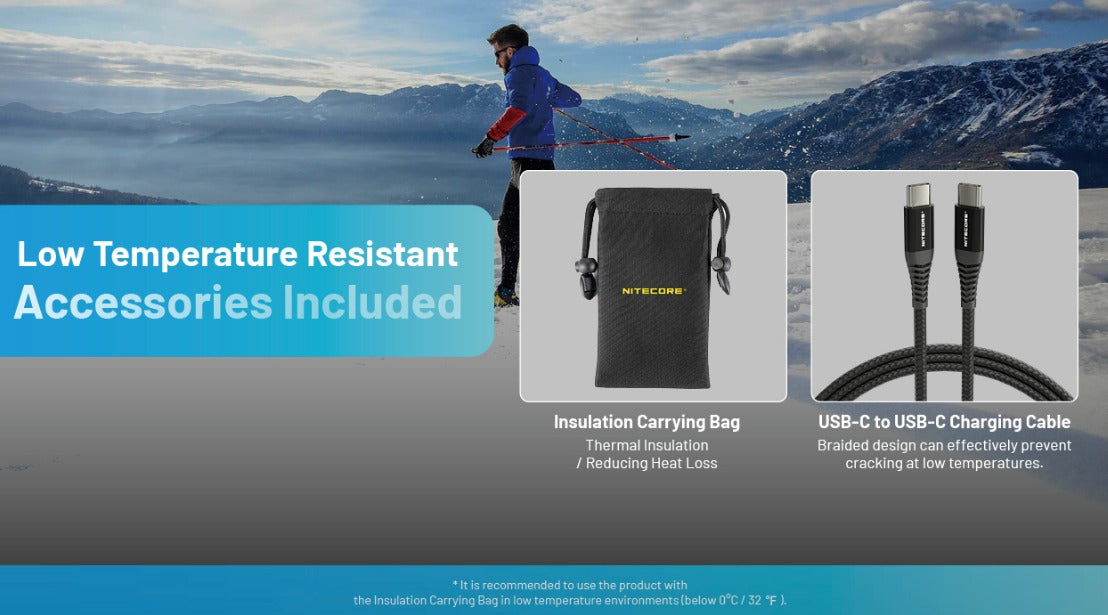 Nitecore Summit 10000 Low Temperature (-40°C) Resistant Lightweight QC 3.0 PD USB-C 10000mAh Power Bank
