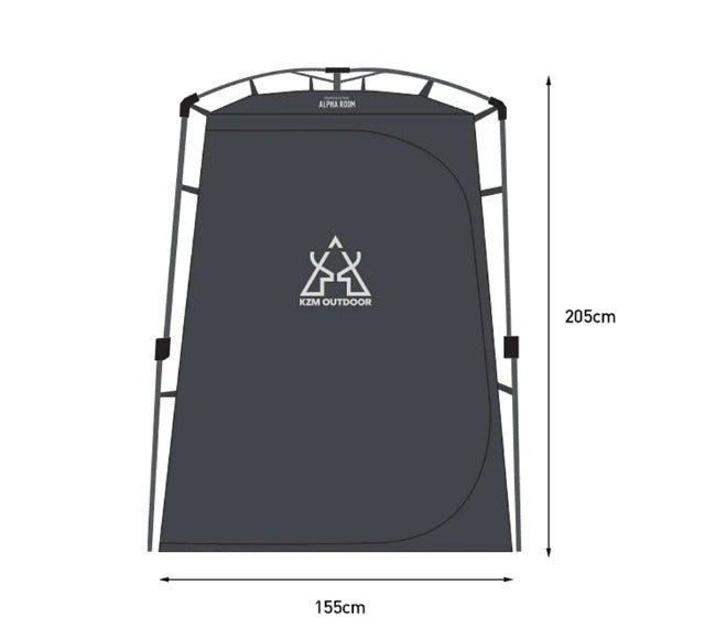 KZM Alpha Room Auto Tent Outdoor Toilet