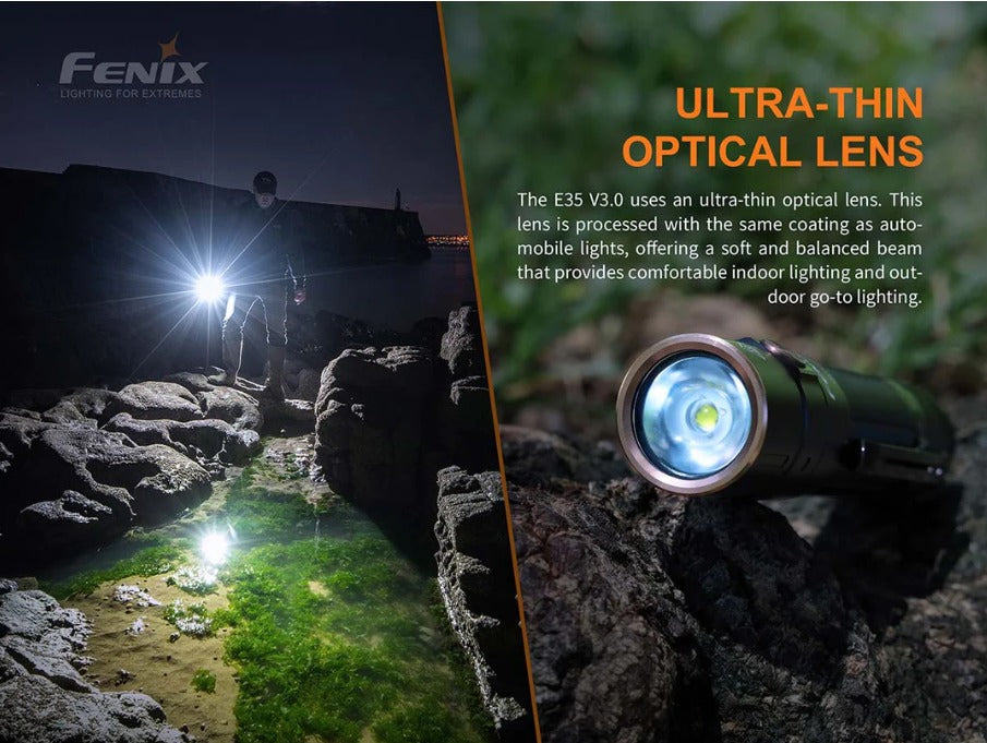 Fenix E35 V3.0 3000 Lumens Rechargeable Flashlight