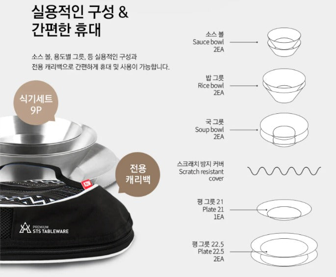 KZM Premium STS Tableware Couple