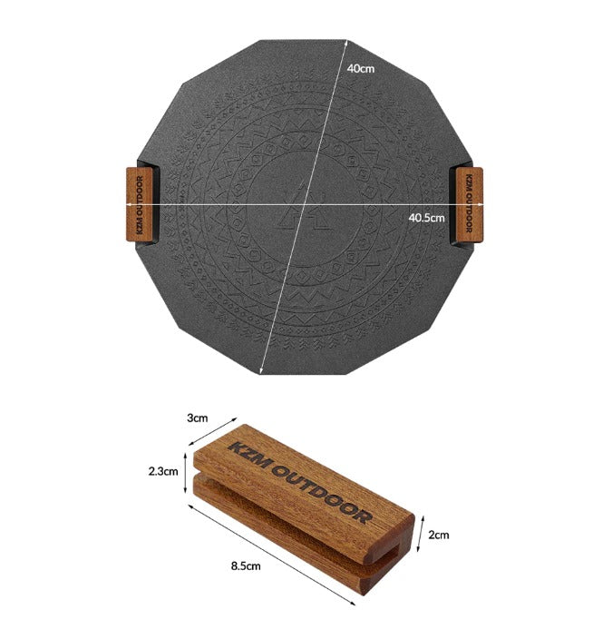 KZM Ignis Design Griddle 400