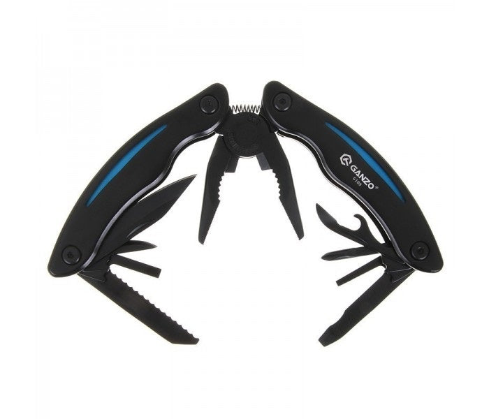 Ganzo G109 Full Size Black Handle Multitool Plier