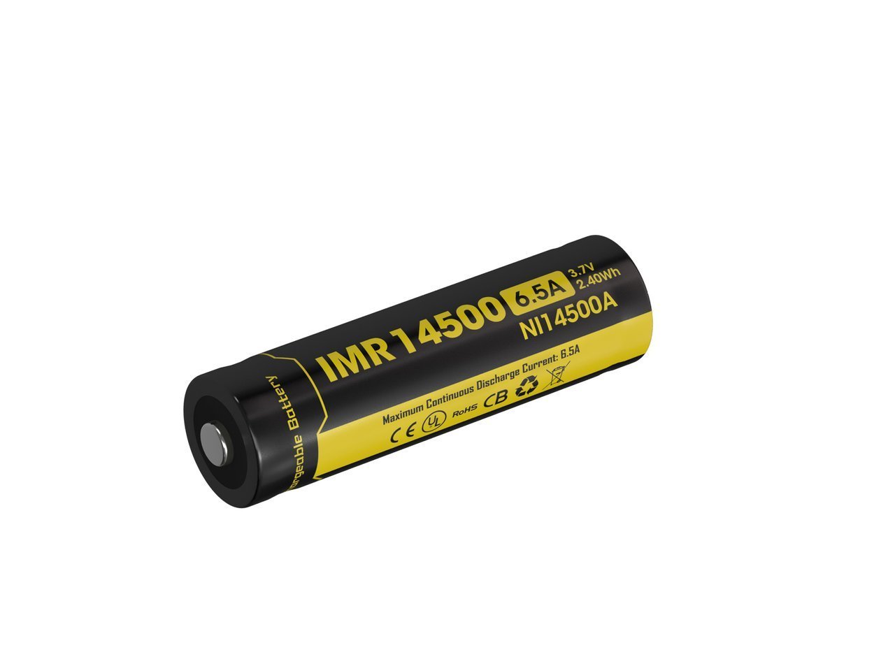 Nitecore IMR 14500 3.7V 650MAH LI-ION Rechargeable Battery NL14500A