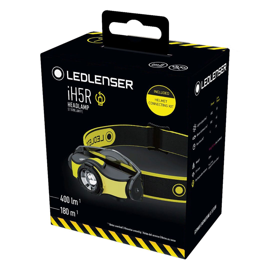LED LENSER iH5R Rechargeable Work Headlamp 400 Lumens