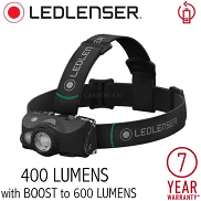 LED LENSER MH8 Rechargeable Headlamp 600 Lumens